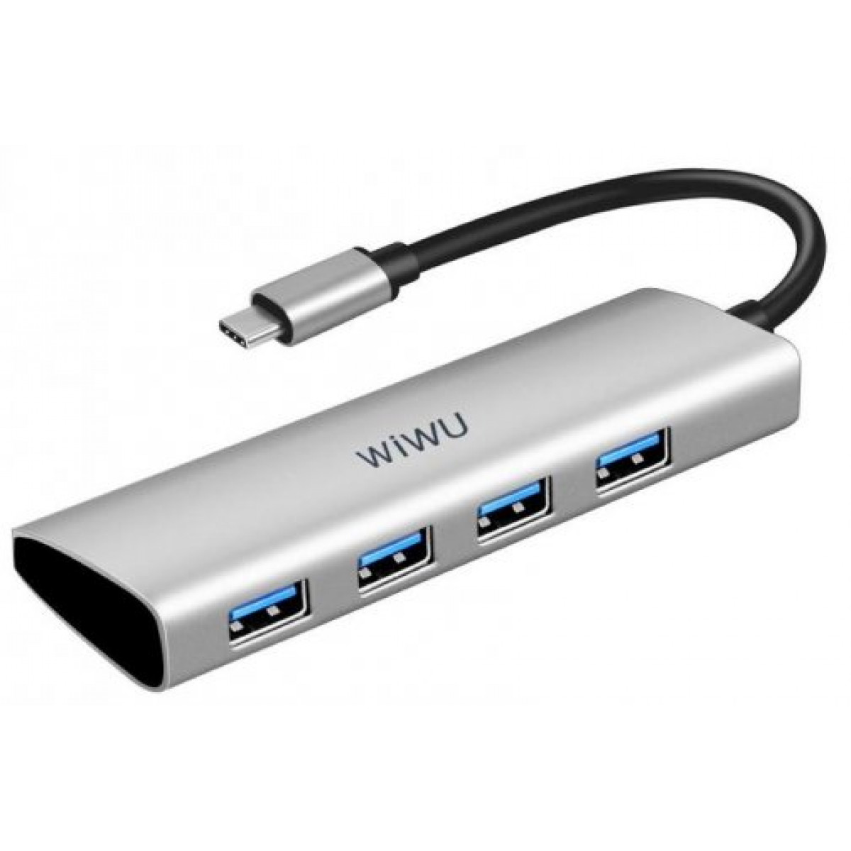 WIWU Переходник A440 Pro 4 in 1 (USB-C to 4xUSB3.0) Hub докстанция Alpha