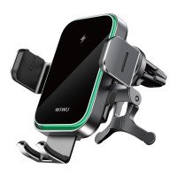 WIWU Автодержатель CH-313 Universal Air Vent Car Phone Mount-Holder with Wireless Charging 15W / Автоутримувачі + №9774