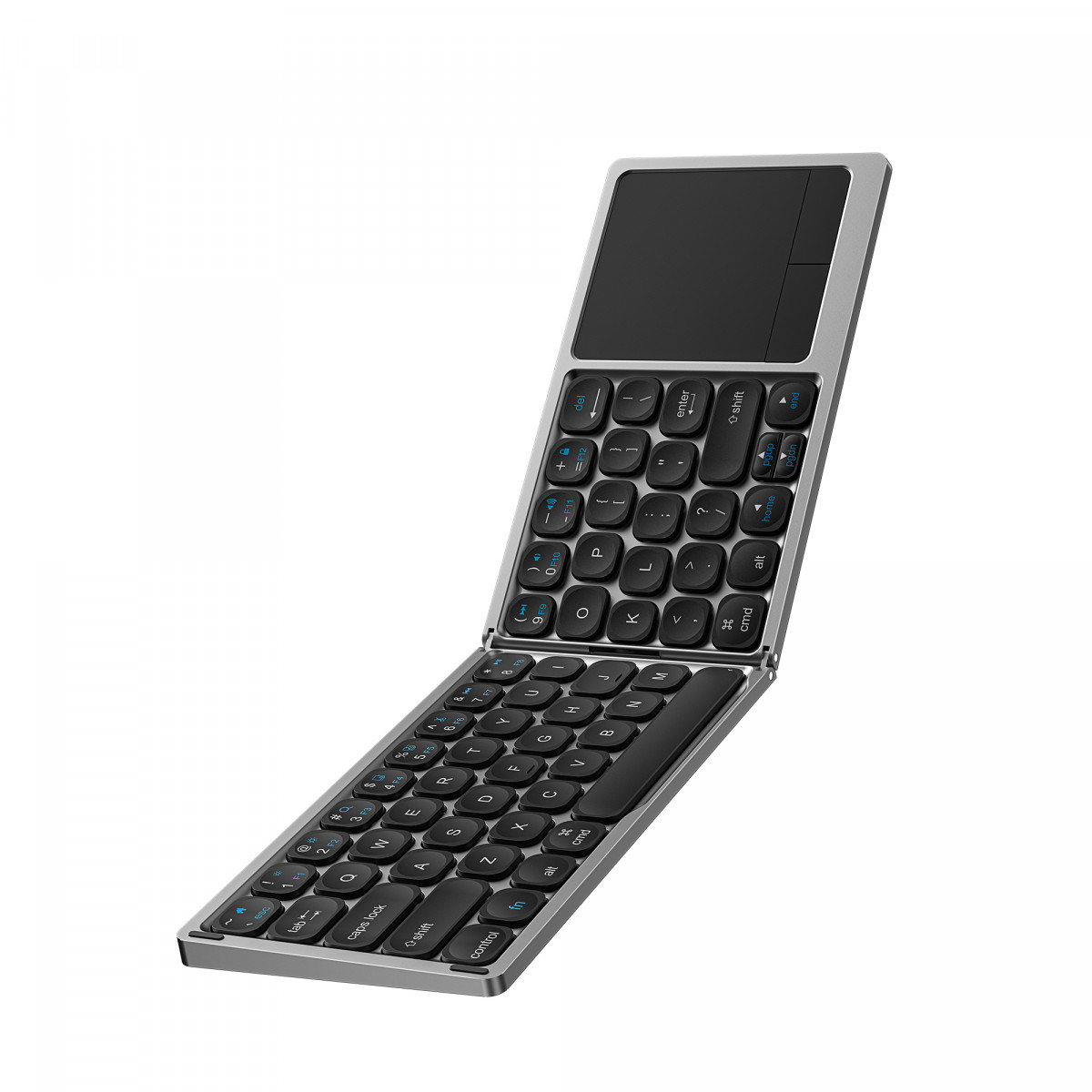 WIWU Беспроводная клавиатура с тачпадом FMK-04 Bluetooth Folding Keyboard For Laptop