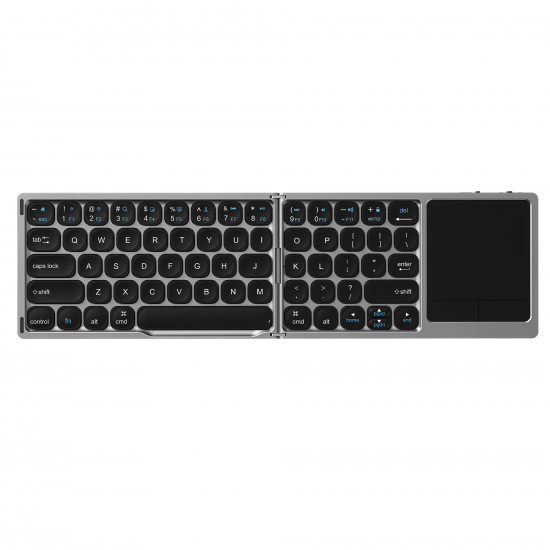 WIWU Беспроводная клавиатура с тачпадом FMK-04 Bluetooth Folding Keyboard For Laptop