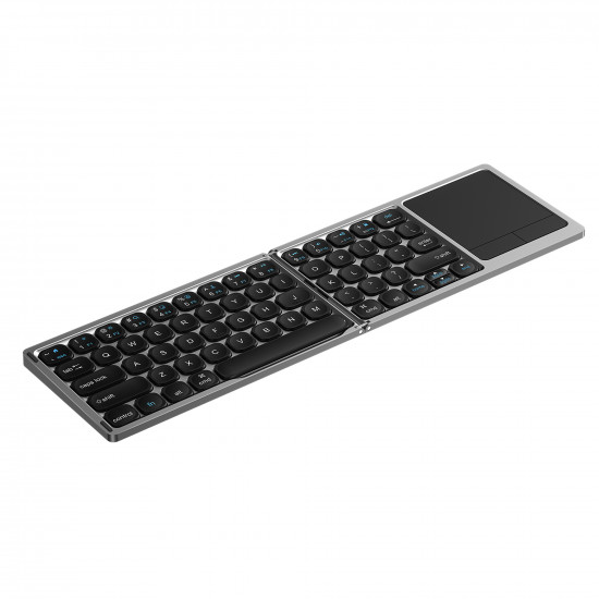 WIWU Беспроводная клавиатура с тачпадом FMK-04 Bluetooth Folding Keyboard For Laptop