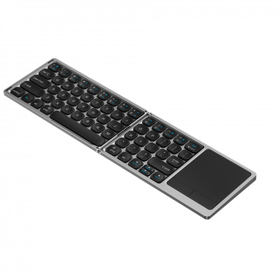 WIWU Беспроводная клавиатура с тачпадом FMK-04 Bluetooth Folding Keyboard For Laptop