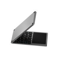 WIWU Беспроводная клавиатура с тачпадом FMK-04 Bluetooth Folding Keyboard For Laptop / Клавіатури + №9130