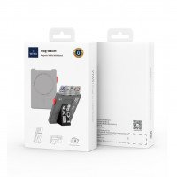 WIWU Бумажник для карт MW-002 Mag Wallet Pop-Up Button Designed Magnetic Stand Card Holder / Администрирование + №9741