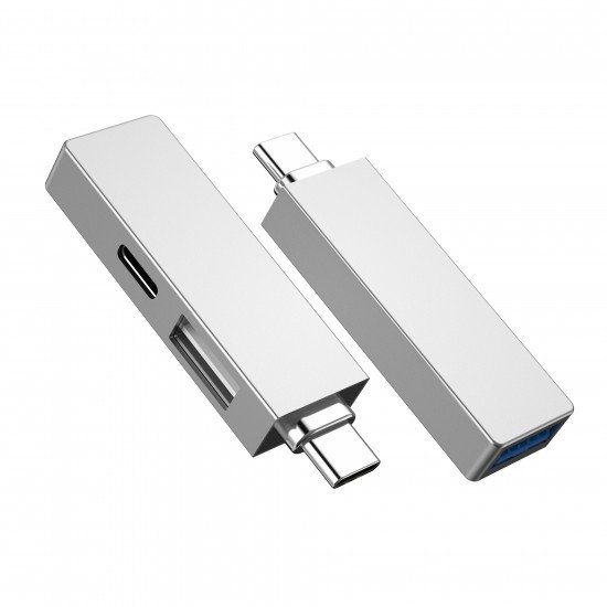 WIWU Переходник T02 Pro (Type-C to USB-A 3.0 | USB-A 2.0 | USB-C)
