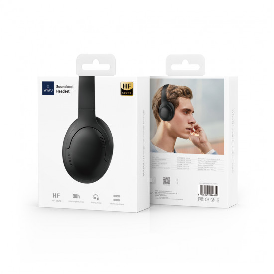 WIWU Беспроводные Наушники Soundcool Headset TD-02 Wireless Bluetooth Headphone