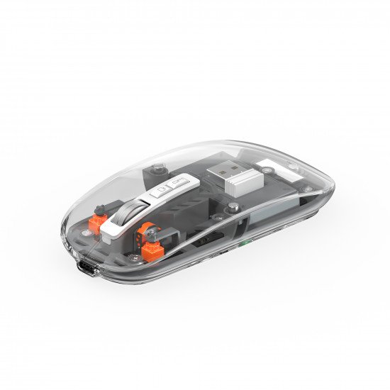 WIWU Беспроводная мышь WM105 Crystal Magnetic Wireless с аккумулятором и Bluetooth