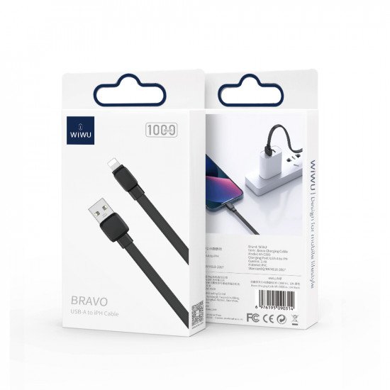 WIWU Кабель Wi-C003  A-L Bravo Series cable USB A to Lighting