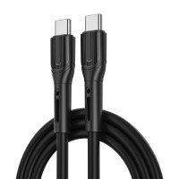 WIWU Кабель Wi-C005 C-C Armor Series High Elastic TPE Fast Charging USB C to USB C / WiWU + №9755