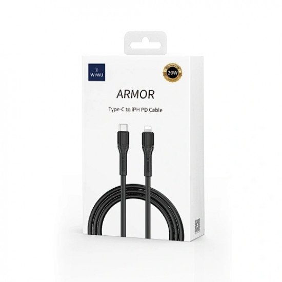 WIWU Кабель Wi-C005 C-L Armor Series High Elastic TPE Fast Charging USB C to Lighting