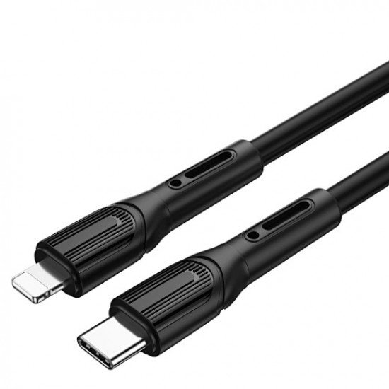 WIWU Кабель Wi-C005 C-L Armor Series High Elastic TPE Fast Charging USB C to Lighting