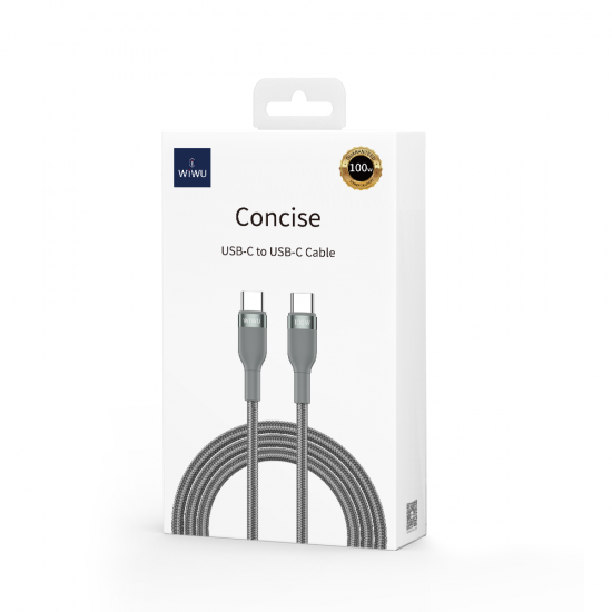 WIWU Кабель Wi-C017 C-C cable 100W