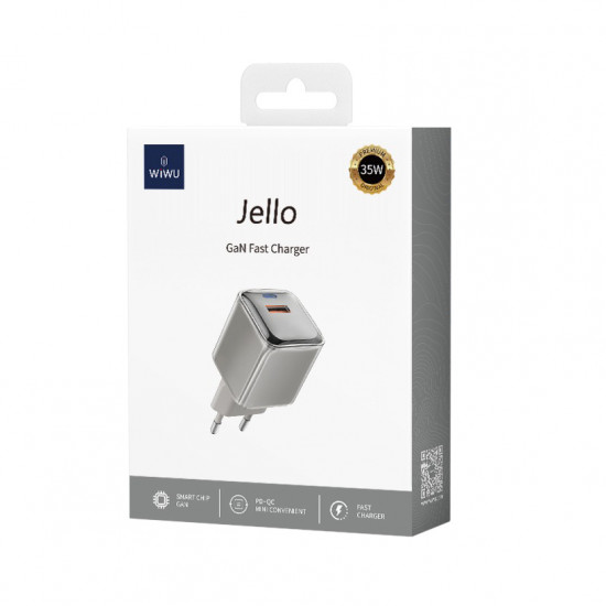WIWU МЗП Wi-U032 Jello 35W QC+PD GaN Fast Charger