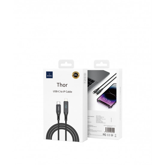 WIWU Кабель Wi-C020 C-L Thor Type C to Lightning cable 120cm