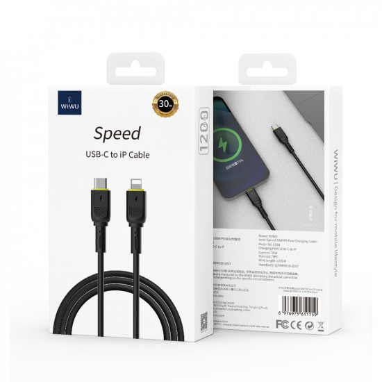 WIWU Кабель Wi-C034 C-L Speed cable 30W