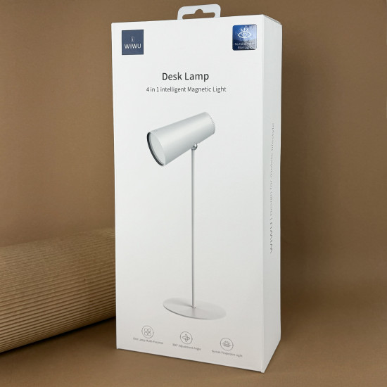 WIWU Лампа Wi-D8 Desk Lamp 4in1 Intelligent Magnetic Light Features