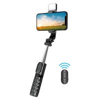 WIWU Монопод-штатив Wi-SE002 Selfie Stick Fill Light Tripod / Штативи та підставки + №9710