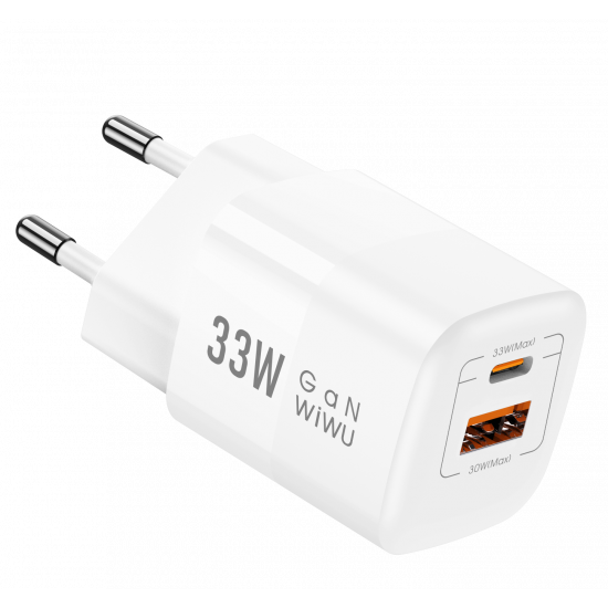 WIWU СЗУ Wi-U008 Wall charger 33W PD+QC