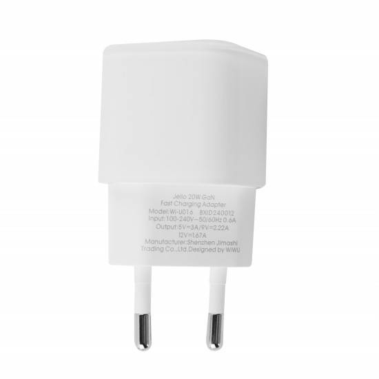 WIWU СЗУ Wi-U016 Jello 20W PD Gan Fast Charger