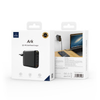 WIWU СЗУ Wi-U020 120W GaN Charger/ EU plug / Бренд + №9701
