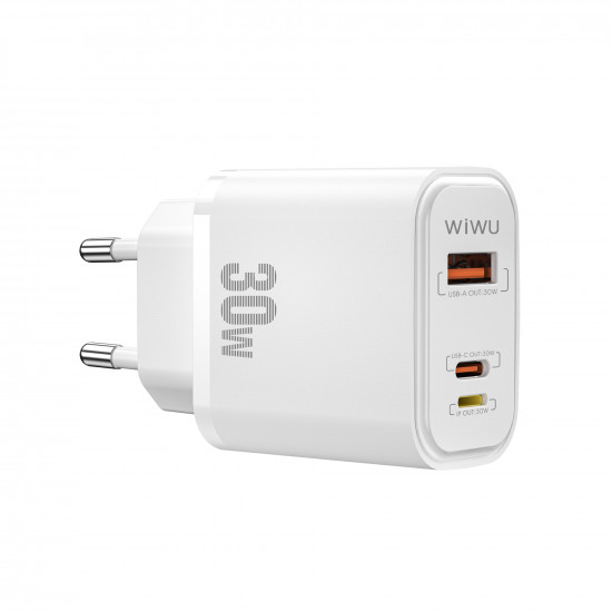 WIWU СЗУ Wi-U021 30W PD+QC Fast Charger