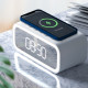 WiWU БЗУ Wi-W015  2 in 1 Wireless charger& alarm