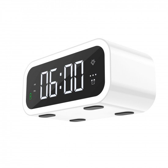 WiWU БЗУ Wi-W015  2 in 1 Wireless charger& alarm