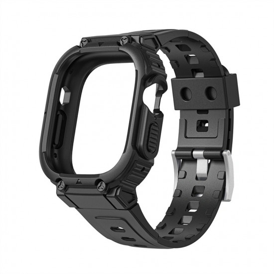 WIWU Ремешок для смарт-часов Wi-WB014 2 in 1 Armor Watch Band 42/44/45mm