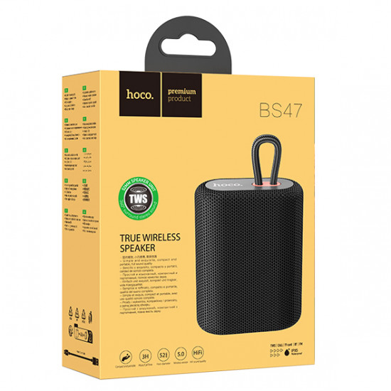 Портативная колонка Hoco BS47 Uno sports BT speaker Black