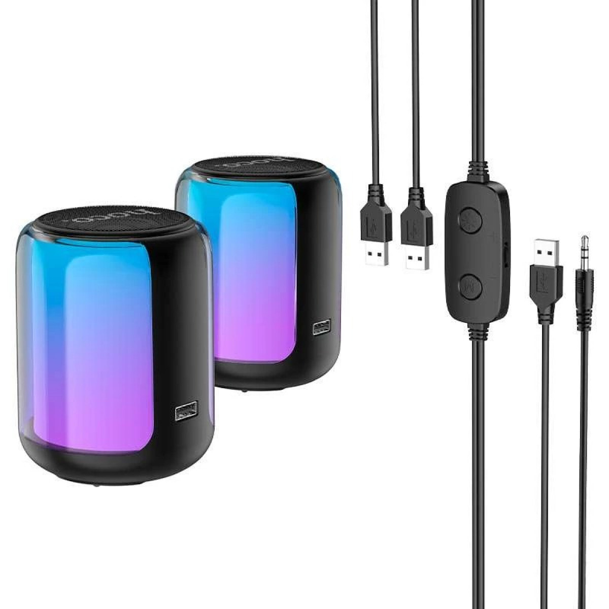 Портативна колонка Hoco BS56 Colorful BT wired 2-in-1 computer speaker