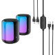 Портативна колонка Hoco BS56 Colorful BT wired 2-in-1 computer speaker
