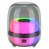 Портативная колонка со светомузыкой Hoco BS58 Crystal colorful luminous BT speaker / Колонки + №8685