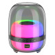 Портативная колонка со светомузыкой Hoco BS58 Crystal colorful luminous BT speaker