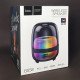 Портативная колонка со светомузыкой Hoco BS58 Crystal colorful luminous BT speaker