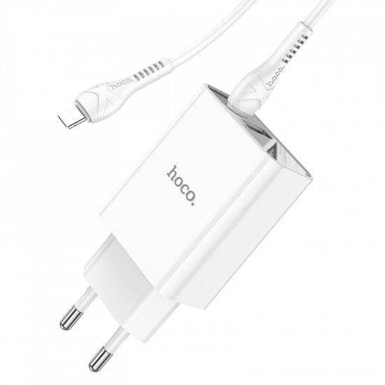 СЗУ Hoco C100A PD20W+QC3.0 charger with digital display (C to iP)