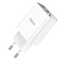 СЗУ Hoco C100A PD20W+QC3.0 charger with digital display (EU) / Зарядні пристрої + №8689