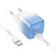 СЗУ Hoco C101A single port PD20W charger set(Type-C to Type-C)