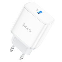 СЗУ Hoco C104A Stage single port PD20W charger(EU) / Адаптери + №9490