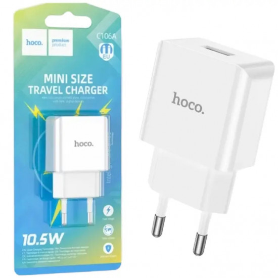 СЗУ Hoco C106A Leisure single port charger(EU)