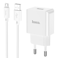СЗУ Hoco C106A Leisure single port charger set (Micro) / Мережеві ЗУ + №8694