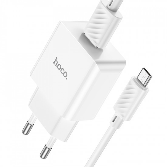 СЗУ Hoco C106A Leisure single port charger set (Micro)