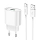 СЗУ Hoco C109A Fighter single port QC3.0 charger set (Type-C)