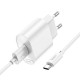 СЗУ Hoco C109A Fighter single port QC3.0 charger set (Type-C)