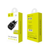 СЗУ Hoco C12 Smart dual USB charger(EU) / Адаптеры + №8699