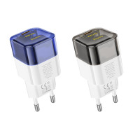 СЗУ Hoco C125A Transparent tribute single-port PD20W charger / Адаптеры + №8702