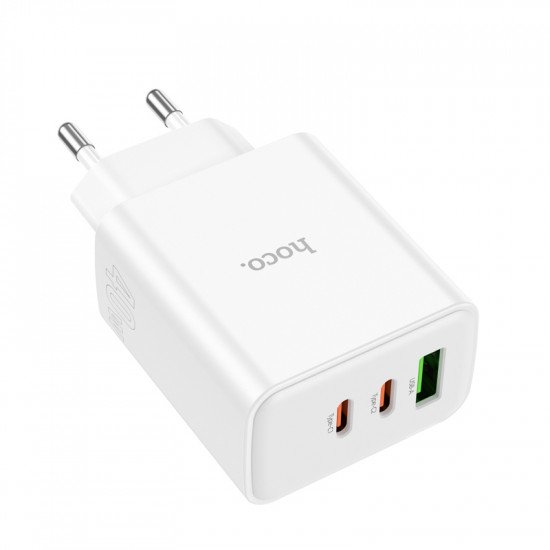 СЗУ Hoco C126A Pure power PD40W three-port(2C1A) charger(EU)