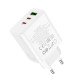 СЗУ Hoco C126A Pure power PD40W three-port(2C1A) charger(EU)