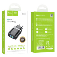 СЗУ Hoco C12Q Smart QC3.0 charger / Hoco+ №8703 + UAX СЗУ Hoco C12Q Smart QC3.0 charger / Hoco + №8703