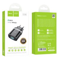 СЗУ Hoco C12Q Smart QC3.0 charger / Сетевые ЗУ + №8703
