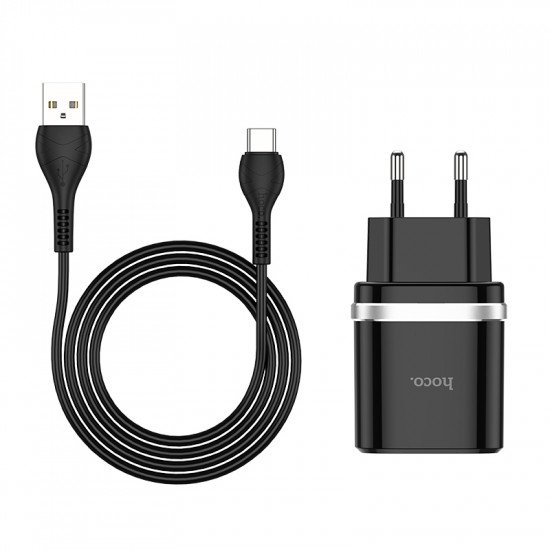 СЗУ Hoco C12Q Smart QC3.0 charger set (Type-C)